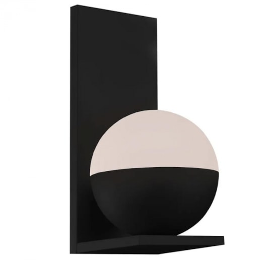 ARANDELA DE PAREDE LED MOON 3000K 7W BIVOLT PRETO | STUDIOLUCE AR1640PT ARANDELA DE PAREDE LED MOON 3000K 7W BIVOLT PRETO | STUDIOLUCE AR1640PT