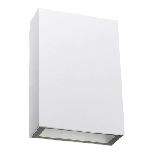 ARANDELA DE PAREDE LED MOVIE RETANGULAR FACHO DUPLO ABERTO EXTERNO 3000K 4W 12,3X8,3X3CM BRANCO | SL ILUMINAÇÃO 2043-260 ARANDELA DE PAREDE LED MOVIE RETANGULAR FACHO DUPLO ABERTO EXTERNO 3000K 4W 12,3X8,3X3CM BRANCO | SL ILUMINAÇÃO 2043-260