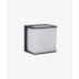 ARANDELA DE PAREDE LED NEW HOME QUADRADO EXTERNO 3000K 8W BIVOLT 12X12X9CM ABS PRETO | OPUS LED OPS 81751