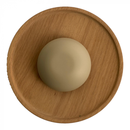 ARANDELA DE PAREDE LED PETRA POR WALDIR JUNIOR 3000K Ø26CM TAUARI NATURAL | BELLA ITALIA AR19101 ARANDELA DE PAREDE LED PETRA POR WALDIR JUNIOR 3000K Ø26CM TAUARI NATURAL | BELLA ITALIA AR19101