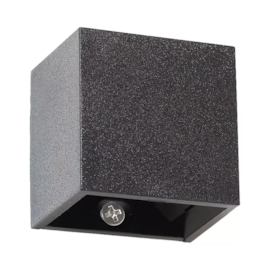 ARANDELA DE PAREDE LED TETRI QUADRADO FACHO DUPLO AJUSTÁVEL EXTERNO 3000K 4W 5X5X4CM PRETO | SL ILUMINAÇÃO 2041-257 ARANDELA DE PAREDE LED TETRI QUADRADO FACHO DUPLO AJUSTÁVEL EXTERNO 3000K 4W 5X5X4CM PRETO | SL ILUMINAÇÃO 2041-257