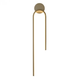 ARANDELA DE PAREDE LED VOLPI 3000K 10W BIVOLT DOURADO | STUDIOLUCE AR1669DO ARANDELA DE PAREDE LED VOLPI 3000K 10W BIVOLT DOURADO | STUDIOLUCE AR1669DO