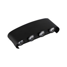 ARANDELA DE PAREDE LED YORI FACHO SIMPLES 3000K 8W BIVOLT PRETO | NORDECOR 2707 ARANDELA DE PAREDE LED YORI FACHO SIMPLES 3000K 8W BIVOLT PRETO | NORDECOR 2707