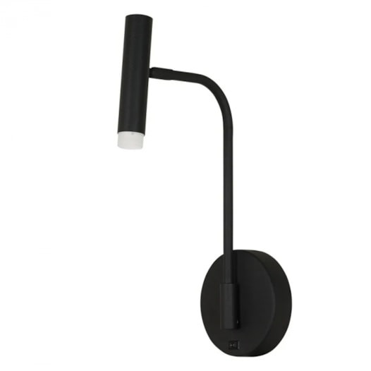 ARANDELA DE PAREDE LED ZIONE 3000K 3W BIVOLT PRETO | STUDIOLUCE AR1600 ARANDELA DE PAREDE LED ZIONE 3000K 3W BIVOLT PRETO | STUDIOLUCE AR1600