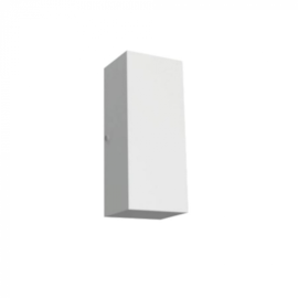 ARANDELA DE PAREDE LOTTA RETANGULAR 23X9X8CM ALUMÍNIO E ACRÍLICO BRANCO | BELLA ITALIA AR2700