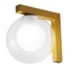 ARANDELA DE PAREDE ORBIT MONDRI TRANSPARENTE E DOURADO | STUDIOLUCE ARH1599TRDO ARANDELA DE PAREDE ORBIT MONDRI TRANSPARENTE E DOURADO | STUDIOLUCE ARH1599TRDO