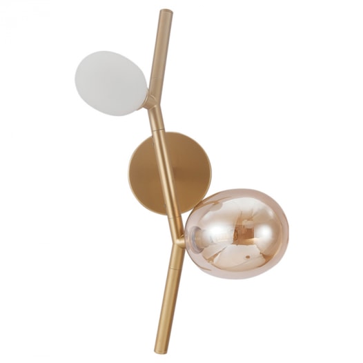 ARANDELA DE PAREDE PINOT DOURADO E CHAMPANHE | STUDIOLUCE AR1670DO ARANDELA DE PAREDE PINOT DOURADO E CHAMPANHE | STUDIOLUCE AR1670DO