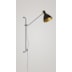 ARANDELA DE PAREDE ROMA BRACCIO ARTICULADO 1XE27 77X16,5X56CM METAL PRETO | TKS 1651PT/PF/PF ARANDELA DE PAREDE ROMA BRACCIO ARTICULADO 1XE27 77X16,5X56CM METAL PRETO | TKS 1651PT/PF/PF
