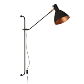 ARANDELA DE PAREDE ROMA BRACCIO ARTICULADO 1XE27 77X16,5X56CM METAL | TKS 1651 ARANDELA DE PAREDE ROMA BRACCIO ARTICULADO 1XE27 77X16,5X56CM METAL | TKS 1651