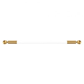 ARANDELA DE PAREDE SABRE TUBULAR T8 60CM OU 120CM 3,8X3,8CM METAL DOURADO | TKS 1617DR ARANDELA DE PAREDE SABRE TUBULAR T8 60CM OU 120CM 3,8X3,8CM METAL DOURADO | TKS 1617DR