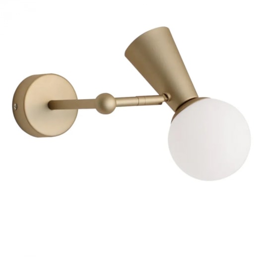 ARANDELA DE PAREDE SEARS PAR16 DOURADO E FOSCO | STUDIOLUCE AR1628DO ARANDELA DE PAREDE SEARS PAR16 DOURADO E FOSCO | STUDIOLUCE AR1628DO