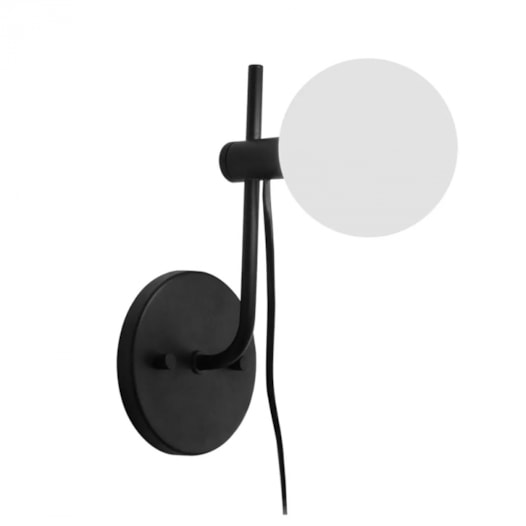 ARANDELA DE PAREDE SIERRA PRETO E FOSCO | STUDIOLUCE ARH1580PT ARANDELA DE PAREDE SIERRA PRETO E FOSCO | STUDIOLUCE ARH1580PT