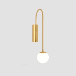 ARANDELA DIVA METAL/VIDRO Ø100MM 1L | TKS 1649 ARANDELA DIVA METAL/VIDRO Ø100MM 1L | TKS 1649