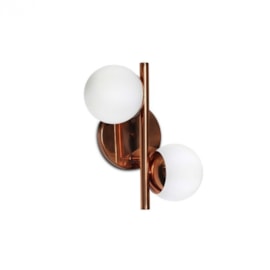 ARANDELA DOUBLE BALL 25X25X15CM ALUMÍNIO E VIDRO | SPOTLINE 787/2 ARANDELA DOUBLE BALL 25X25X15CM ALUMÍNIO E VIDRO | SPOTLINE 787/2