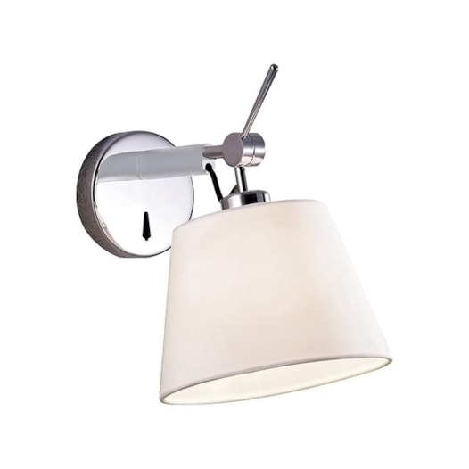 ARANDELA DRAIN 20X28,5X27CM ARTICULÁVEL ALUMÍNIO PRATA E CÚPULA DE TECIDO BRANCO | STUDIOLUCE BLACK AR978 ARANDELA DRAIN 20X28,5X27CM ARTICULÁVEL ALUMÍNIO PRATA E CÚPULA DE TECIDO BRANCO | STUDIOLUCE BLACK AR978