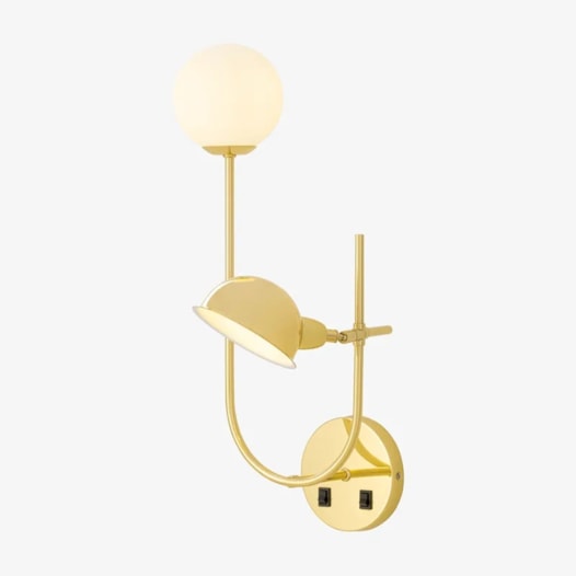 ARANDELA DUBLIM 2 G9 + CALHA PINTURA AÇO/ALUMÍNIO | GOLDEN-ART P2815PI ARANDELA DUBLIM 2 G9 + CALHA PINTURA AÇO/ALUMÍNIO | GOLDEN-ART P2815PI