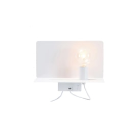 ARANDELA ÉLE RETANGULAR 26X35X19,5CM METAL BRANCO | BELLA ILUMINAÇÃO ML008W ARANDELA ÉLE RETANGULAR 26X35X19,5CM METAL BRANCO | BELLA ILUMINAÇÃO ML008W