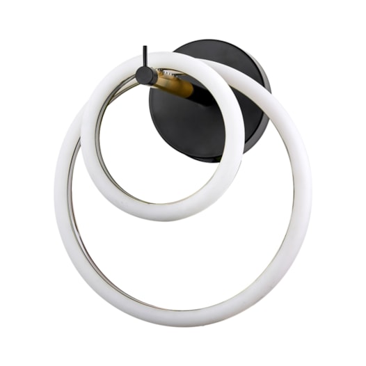 ARANDELA ELLOS 2 ELOS 310X340X300 LED 20W 3000K 1200 LM BIVOLT PRETO + CHAMPAGNE | USINA IMPORTS UI20077/20PTCP-M ARANDELA ELLOS 2 ELOS 310X340X300 LED 20W 3000K 1200 LM BIVOLT PRETO + CHAMPAGNE | USINA IMPORTS UI20077/20PTCP-M