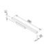 ARANDELA FIT LED 16W 3000K 127/220V 25X61X580MM | NEWLINE 655LED3