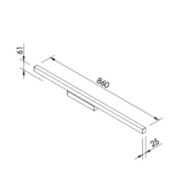 ARANDELA FIT LED 24W 3000K BIVOLT  | NEWLINE - 646LED3 ARANDELA FIT LED 24W 3000K BIVOLT  | NEWLINE - 646LED3