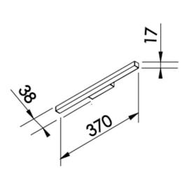 ARANDELA FIT15 LED 4,4W 220V 3000K 17X38X370MM | NEWLINE AR15006LED2 ARANDELA FIT15 LED 4,4W 220V 3000K 17X38X370MM | NEWLINE AR15006LED2