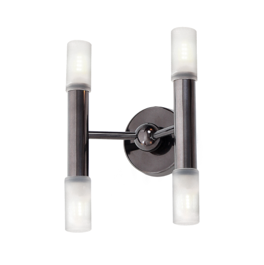 ARANDELA FLASH DUPLO 22X16X9CM METAL E VIDRO | OLD ARTISAN AR-5758