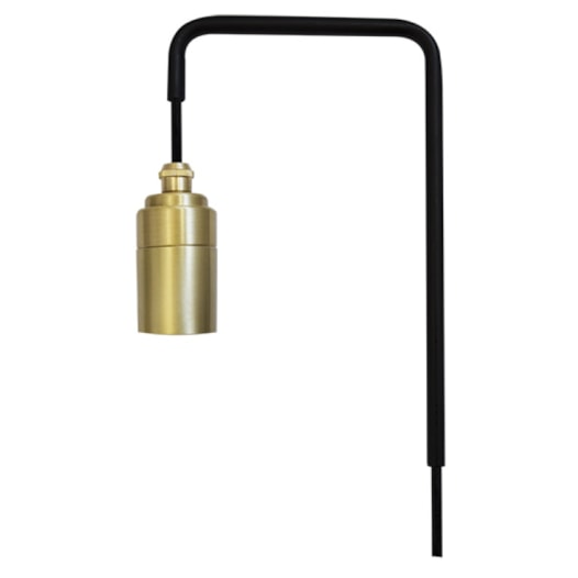 ARANDELA FLEX BULBO Ø4CM METAL PRETO E METAL | ROMALUX 90012 ARANDELA FLEX BULBO Ø4CM METAL PRETO E METAL | ROMALUX 90012