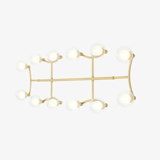 ARANDELA GRAPP 12 G9 LATÃO | GOLDEN-ART P2820-12LT ARANDELA GRAPP 12 G9 LATÃO | GOLDEN-ART P2820-12LT