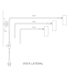 ARANDELA GRAYCE 20CM 1 GU10 | GOLDEN-ART P2160-20PI ARANDELA GRAYCE 20CM 1 GU10 | GOLDEN-ART P2160-20PI