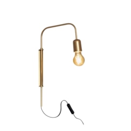 ARANDELA HASTE ARTICULADA COM PLUG EXTERNO 44X5X25CM ALUMÍNIO | SPOTLINE 793/1 ARANDELA HASTE ARTICULADA COM PLUG EXTERNO 44X5X25CM ALUMÍNIO | SPOTLINE 793/1