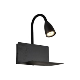 ARANDELA HAUS C/ ENTRADA USB 1XGU10 29X23X20CM METAL PRETO | STUDIOLUCE WHITE AR1445PT ARANDELA HAUS C/ ENTRADA USB 1XGU10 29X23X20CM METAL PRETO | STUDIOLUCE WHITE AR1445PT