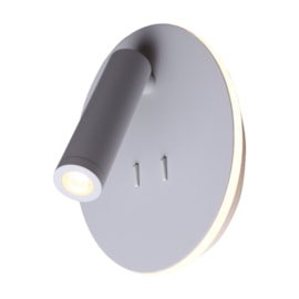 ARANDELA HEAD REDONDO BRANCO 160X120X70 LED 6W+3W 3000K 585LM BIVOLT | USINA IMPORTS UI20130/63BT ARANDELA HEAD REDONDO BRANCO 160X120X70 LED 6W+3W 3000K 585LM BIVOLT | USINA IMPORTS UI20130/63BT