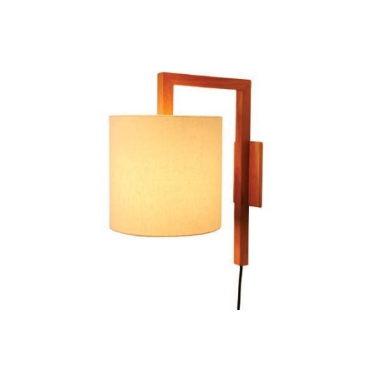 ARANDELA HELMS 38X21X31CM MADEIRA JEQUITIBÁ NATURAL CÚPULA DE LINHO OFF WHITE | NOVA HOME 4040 ARANDELA HELMS 38X21X31CM MADEIRA JEQUITIBÁ NATURAL CÚPULA DE LINHO OFF WHITE | NOVA HOME 4040