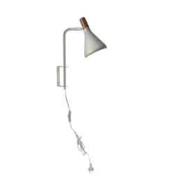 ARANDELA HORN 1L G9 40W 380X450X400MM BRANCO | STUDIOLUCE WHITE QAR1457BR ARANDELA HORN 1L G9 40W 380X450X400MM BRANCO | STUDIOLUCE WHITE QAR1457BR
