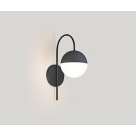 ARANDELA JABUTICABA HALF METAL/VIDRO 36X12X17,5CM 1L | TKS 1614 ARANDELA JABUTICABA HALF METAL/VIDRO 36X12X17,5CM 1L | TKS 1614