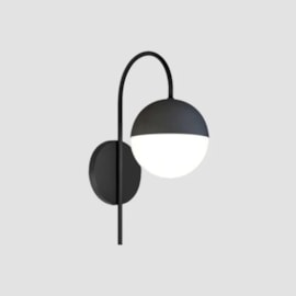 ARANDELA JABUTICABA HALF METAL/VIDRO 36X14X18,5CM 1L | TKS 1615 ARANDELA JABUTICABA HALF METAL/VIDRO 36X14X18,5CM 1L | TKS 1615