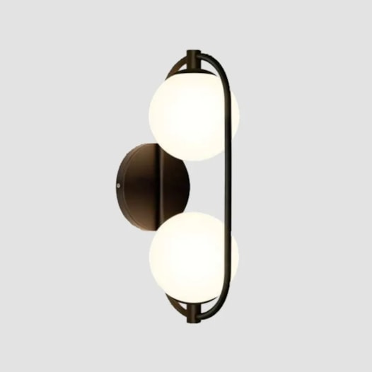 ARANDELA JABUTICABA METAL/VIDRO 2L | TKS 1459 ARANDELA JABUTICABA METAL/VIDRO 2L | TKS 1459