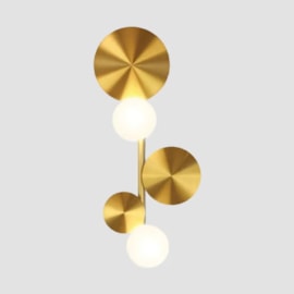 ARANDELA JABUTICABA NAKINE METAL/VIDRO 2L | TKS 1684 ARANDELA JABUTICABA NAKINE METAL/VIDRO 2L | TKS 1684