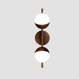 ARANDELA JABUTICABA PALANI METAL/VIDRO 40X10X14,5CM 2L | TKS 1461 ARANDELA JABUTICABA PALANI METAL/VIDRO 40X10X14,5CM 2L | TKS 1461