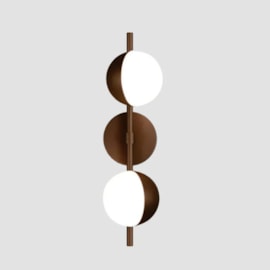 ARANDELA JABUTICABA PALANI METAL/VIDRO 40X10X14,5CM 2L | TKS 1675 ARANDELA JABUTICABA PALANI METAL/VIDRO 40X10X14,5CM 2L | TKS 1675
