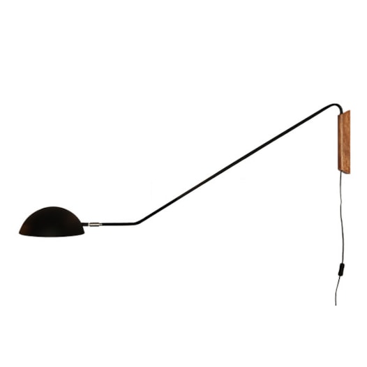 ARANDELA JADE ALUMÍNIO E MADEIRA PRETO FOSCO TEXTURIZADO E27 60W | NOVA HOME 4096 ARANDELA JADE ALUMÍNIO E MADEIRA PRETO FOSCO TEXTURIZADO E27 60W | NOVA HOME 4096