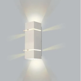 ARANDELA KIARA FACHO DUPLO ABERTO EXTERNO 28X11X10,5CM | USINA 5225/28 ARANDELA KIARA FACHO DUPLO ABERTO EXTERNO 28X11X10,5CM | USINA 5225/28