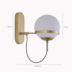 ARANDELA KORI 20X15X20CM METAL E VIDRO DOURADO E FOSCO | NORDECOR 2287