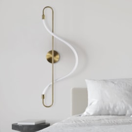 ARANDELA KOTEL 24X65CM LED 7W 2700K METAL E SILICONE BRONZE | +LUZ AR-132/7.65BRO ARANDELA KOTEL 24X65CM LED 7W 2700K METAL E SILICONE BRONZE | +LUZ AR-132/7.65BRO