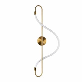 ARANDELA KOTEL 24X65CM LED 7W 2700K METAL E SILICONE BRONZE | +LUZ AR-132/7.65BRO ARANDELA KOTEL 24X65CM LED 7W 2700K METAL E SILICONE BRONZE | +LUZ AR-132/7.65BRO