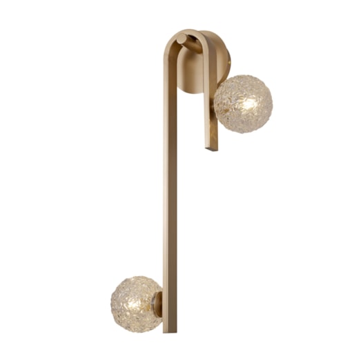 ARANDELA LATICIUS 66X29X20CM VIDRO E METAL DOURADO | STUDIOLUCE BLACK AR1409 ARANDELA LATICIUS 66X29X20CM VIDRO E METAL DOURADO | STUDIOLUCE BLACK AR1409