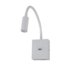 ARANDELA LED AINE COM ENTRADA USB 3000K 3W BIVOLT 7,5X27CM METAL BRANCO | NORDECOR 2465