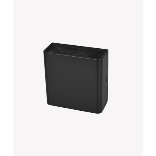 ARANDELA LED BASIC QUADRADO FACHO DUPLO DIRECIONÁVEL 3000K 3W BIVOLT 12X5CM POLICARBONATO PRETO | OPUS LED OPS 34973 ARANDELA LED BASIC QUADRADO FACHO DUPLO DIRECIONÁVEL 3000K 3W BIVOLT 12X5CM POLICARBONATO PRETO | OPUS LED OPS 34973