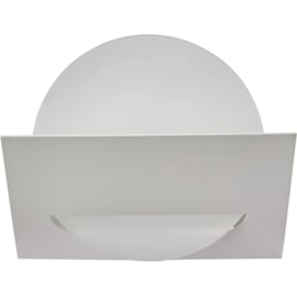 ARANDELA LED BIVOLT 18X18X8CM ALUMÍNIO E ACRÍLICO BRANCO | GAYA 9670