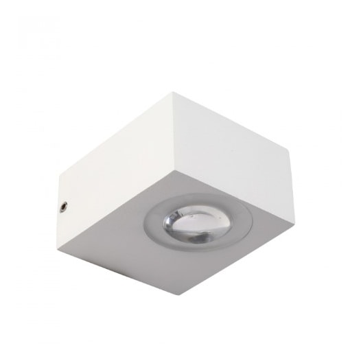 ARANDELA LED FOLUÍ RETANGULAR FACHO DUPLO ABERTO EXTERNO 3000K 6W 5,3X7X8,3CM BRANCO |NORDECOR 2005 ARANDELA LED FOLUÍ RETANGULAR FACHO DUPLO ABERTO EXTERNO 3000K 6W 5,3X7X8,3CM BRANCO |NORDECOR 2005
